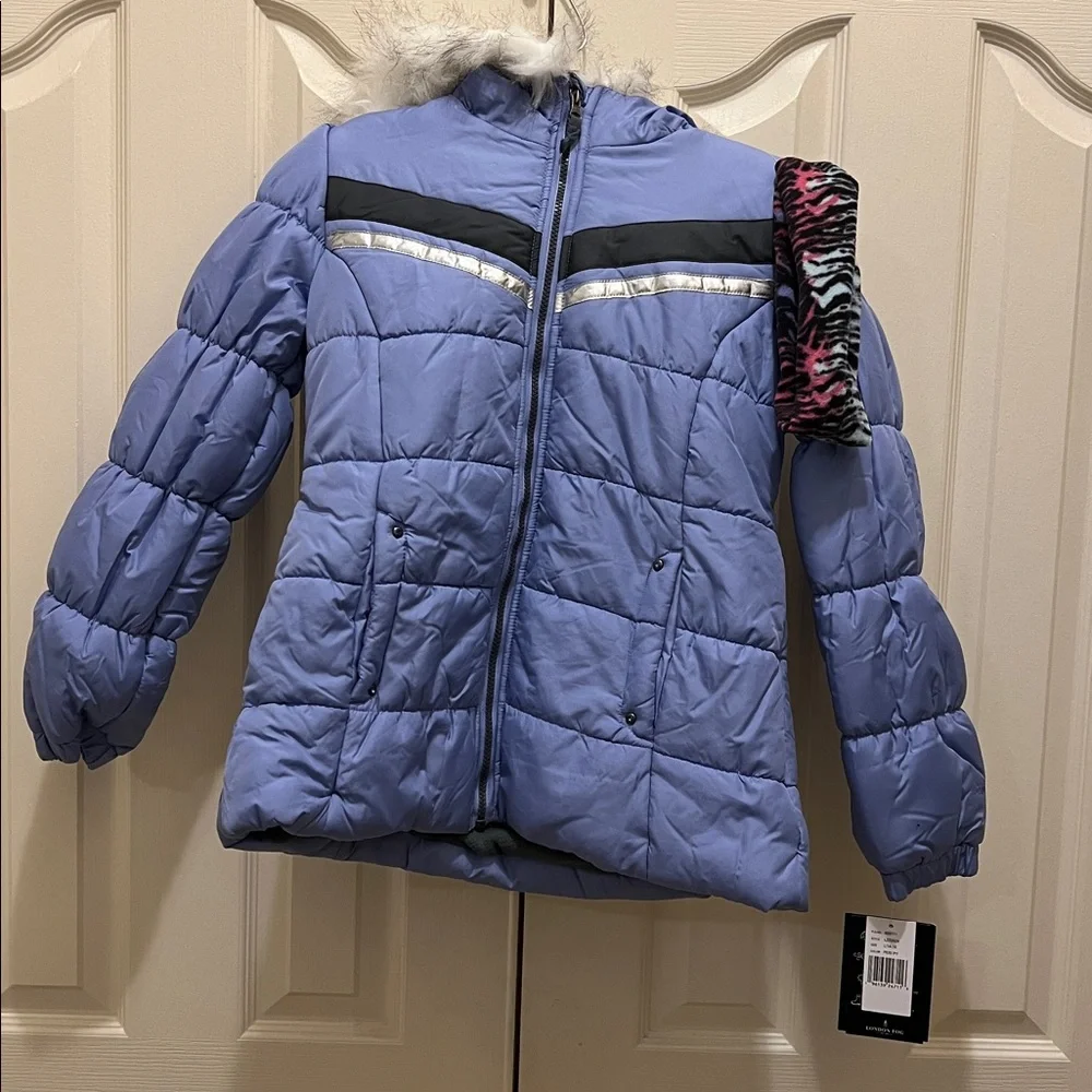 London Fog purple Girls' Outerwear coat